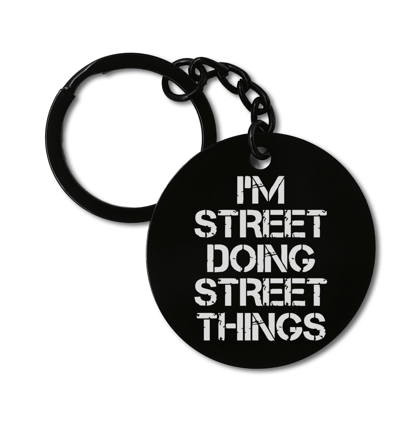 Doing Street Things Workout Calisthenics Graviruotas metalinis pakabukas su pasirenkamu užkabinimu