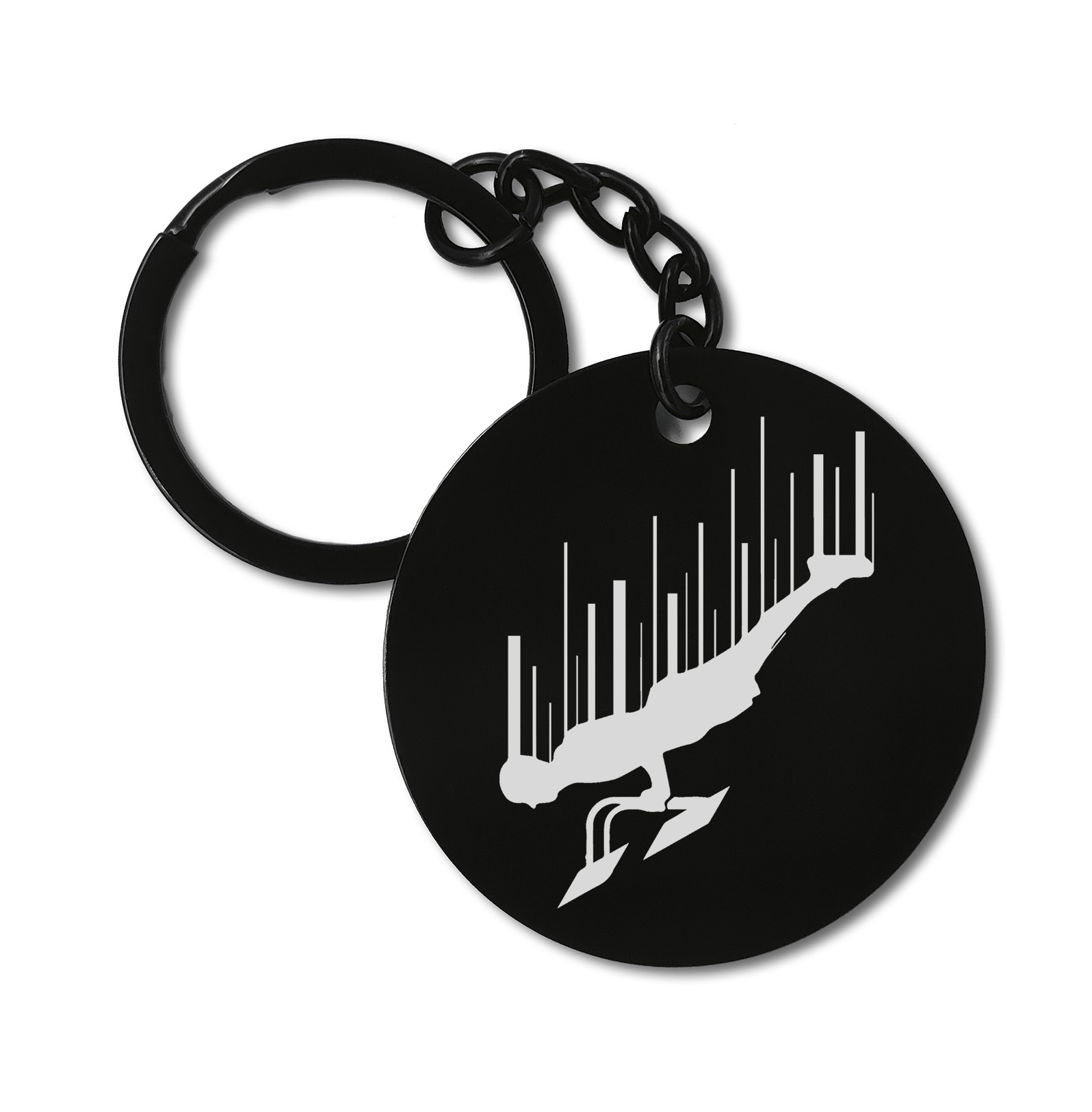 0422 Calisthenics Planch Street Workout Graviruotas metalinis pakabukas su pasirenkamu užkabinimu