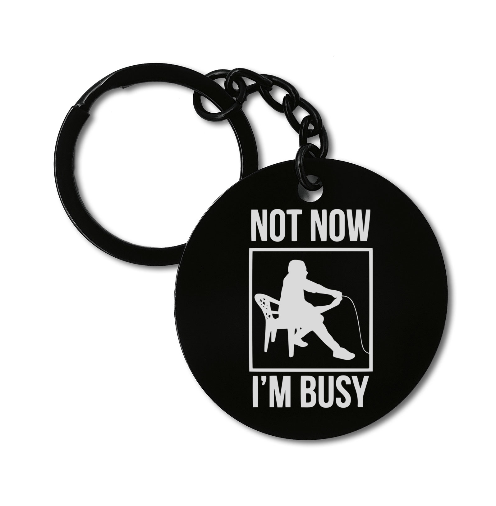 0429 Busy Gaming Gamers Funny Graviruotas metalinis pakabukas su pasirenkamu užkabinimu