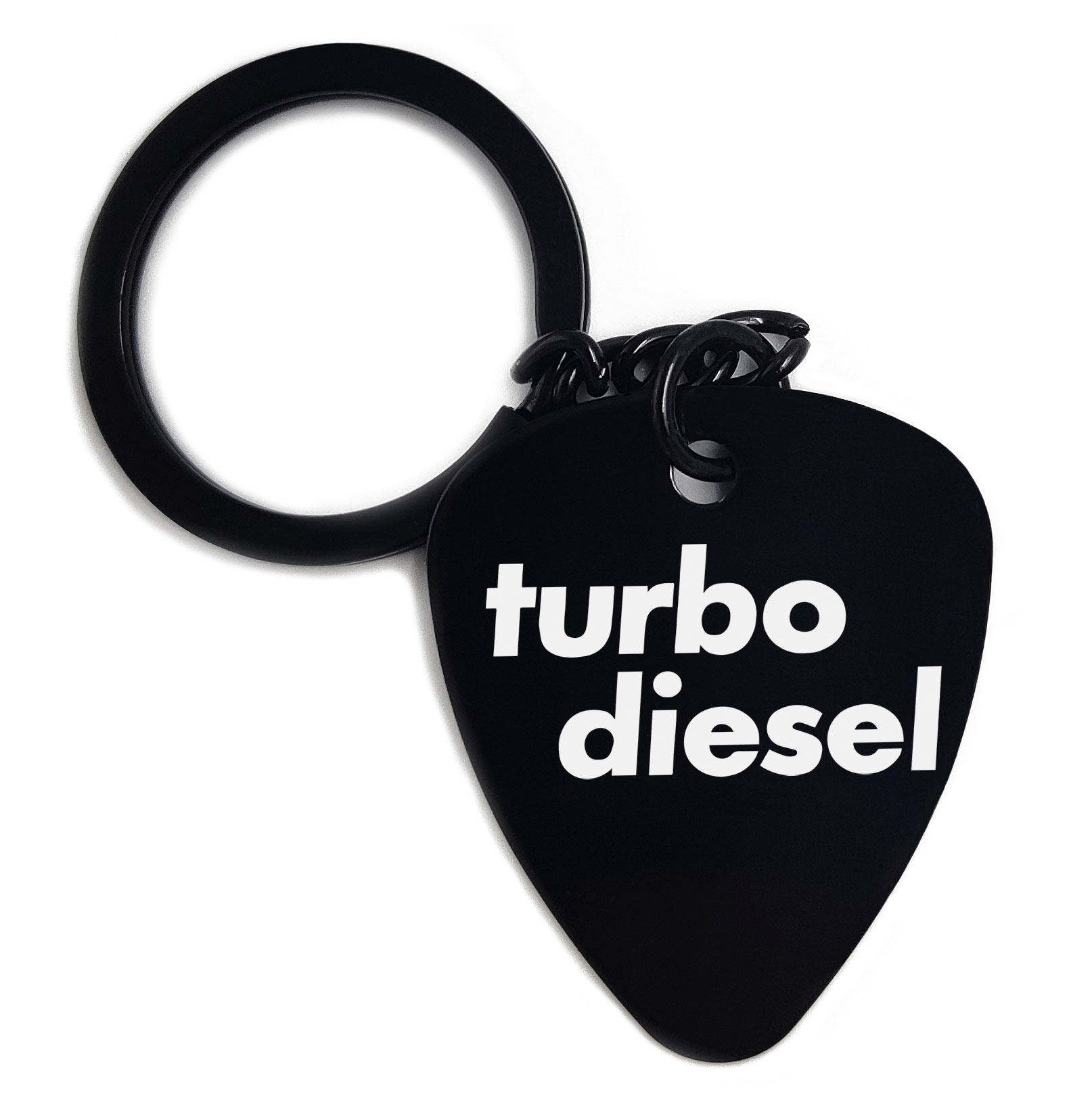 Turbo Diesel Cars Lover Graviruotas metalinis pakabukas su pasirenkamu užkabinimu