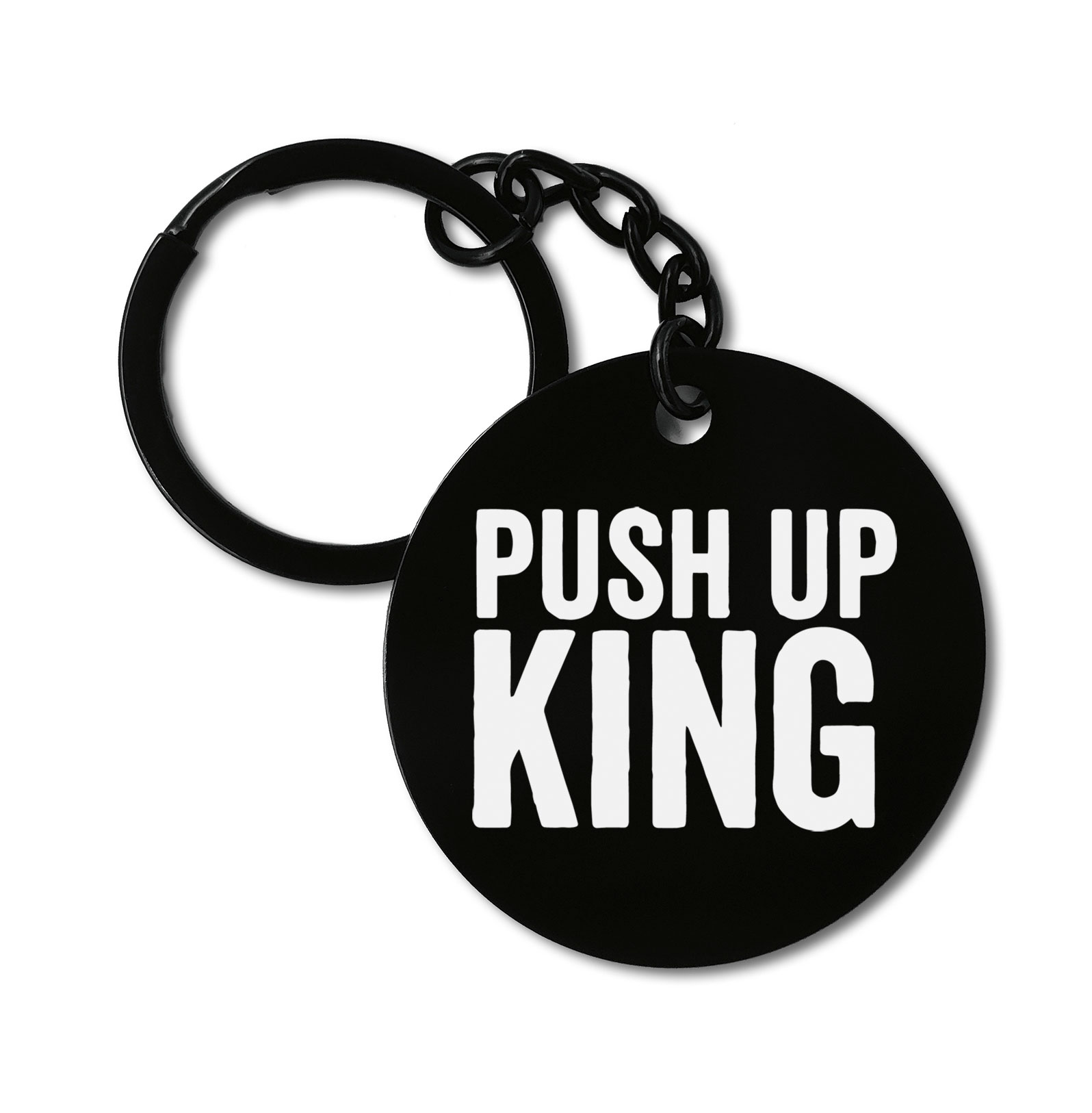 Push Up King Workout Calisthenics Street Graviruotas metalinis pakabukas su pasirenkamu užkabinimu