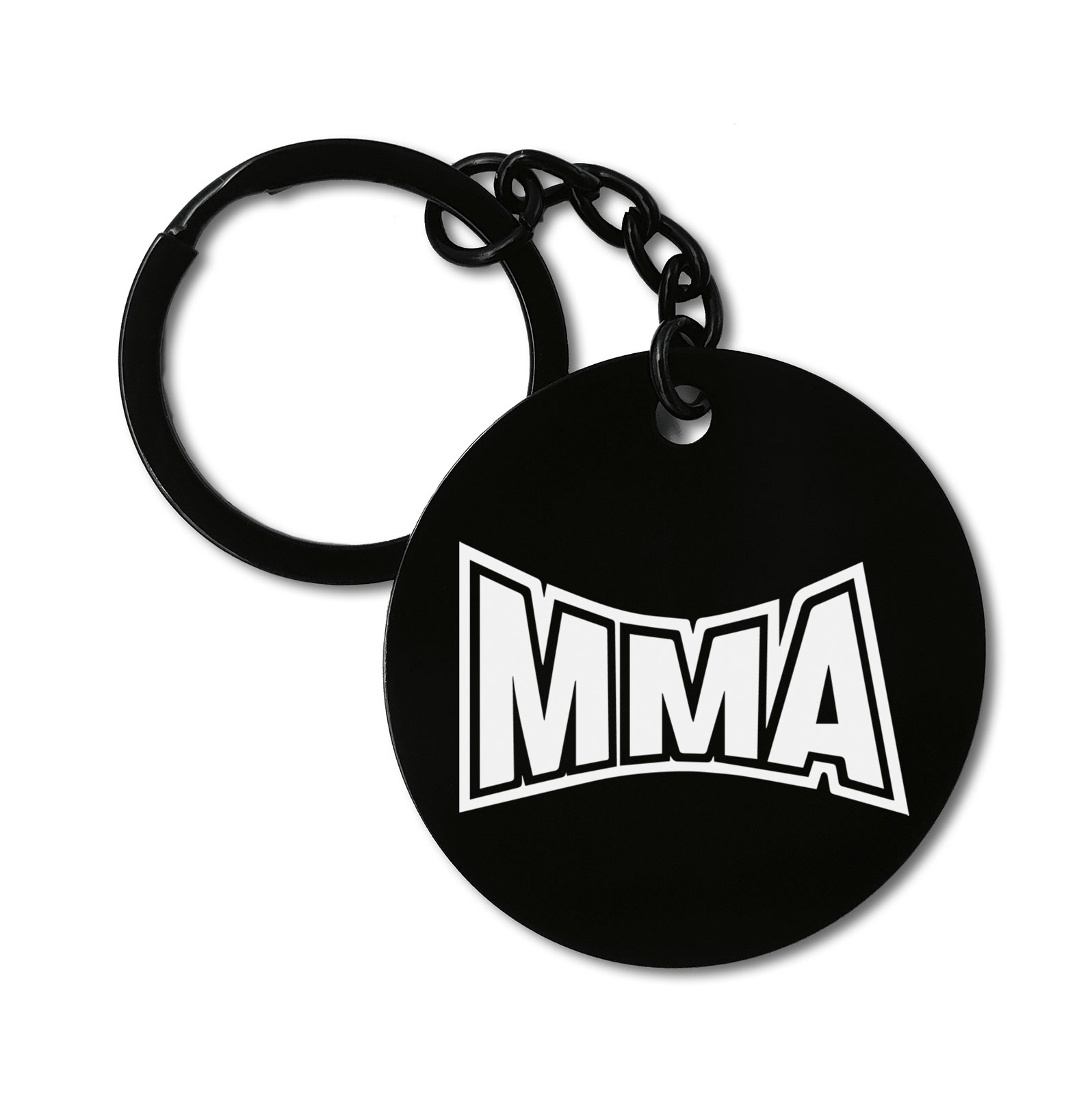 MMA Mixed Martial Arts Graviruotas metalinis pakabukas su pasirenkamu užkabinimu