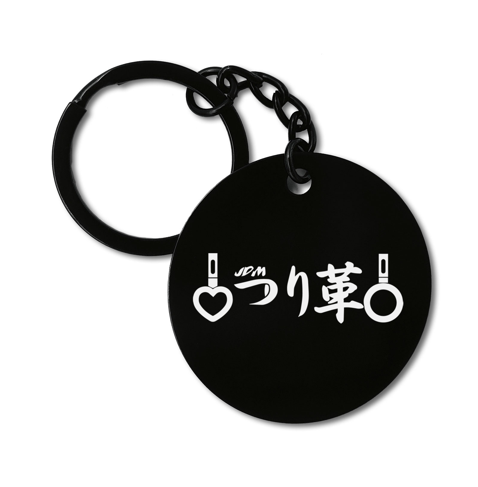 JDM Tsurikawa Culture Graviruotas metalinis pakabukas su pasirenkamu užkabinimu