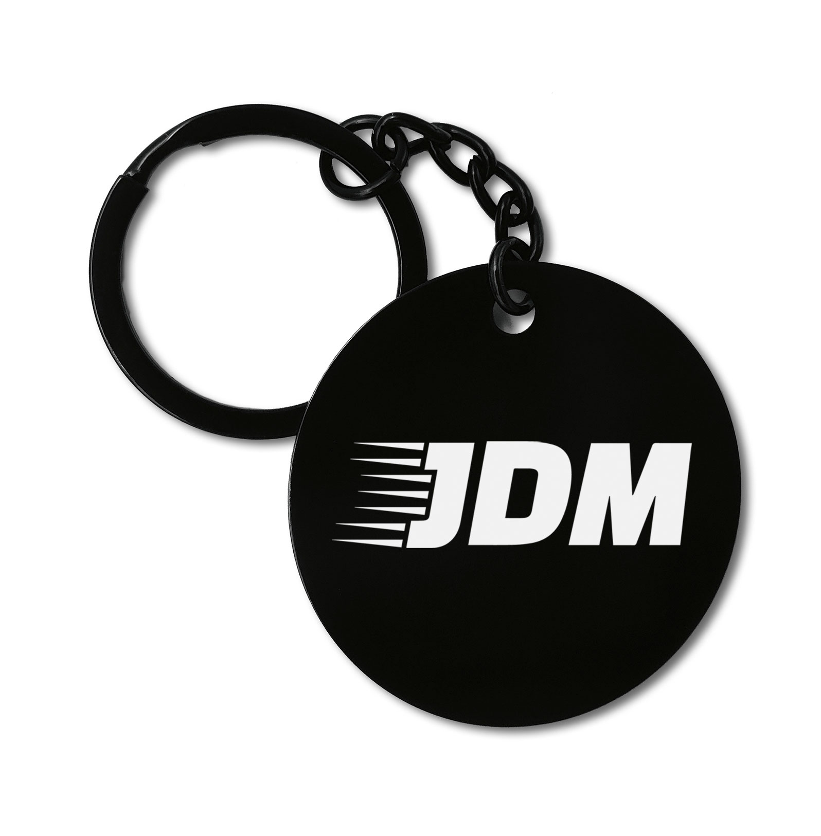 JDM Japanese Domestic Market Graviruotas metalinis pakabukas su pasirenkamu užkabinimu