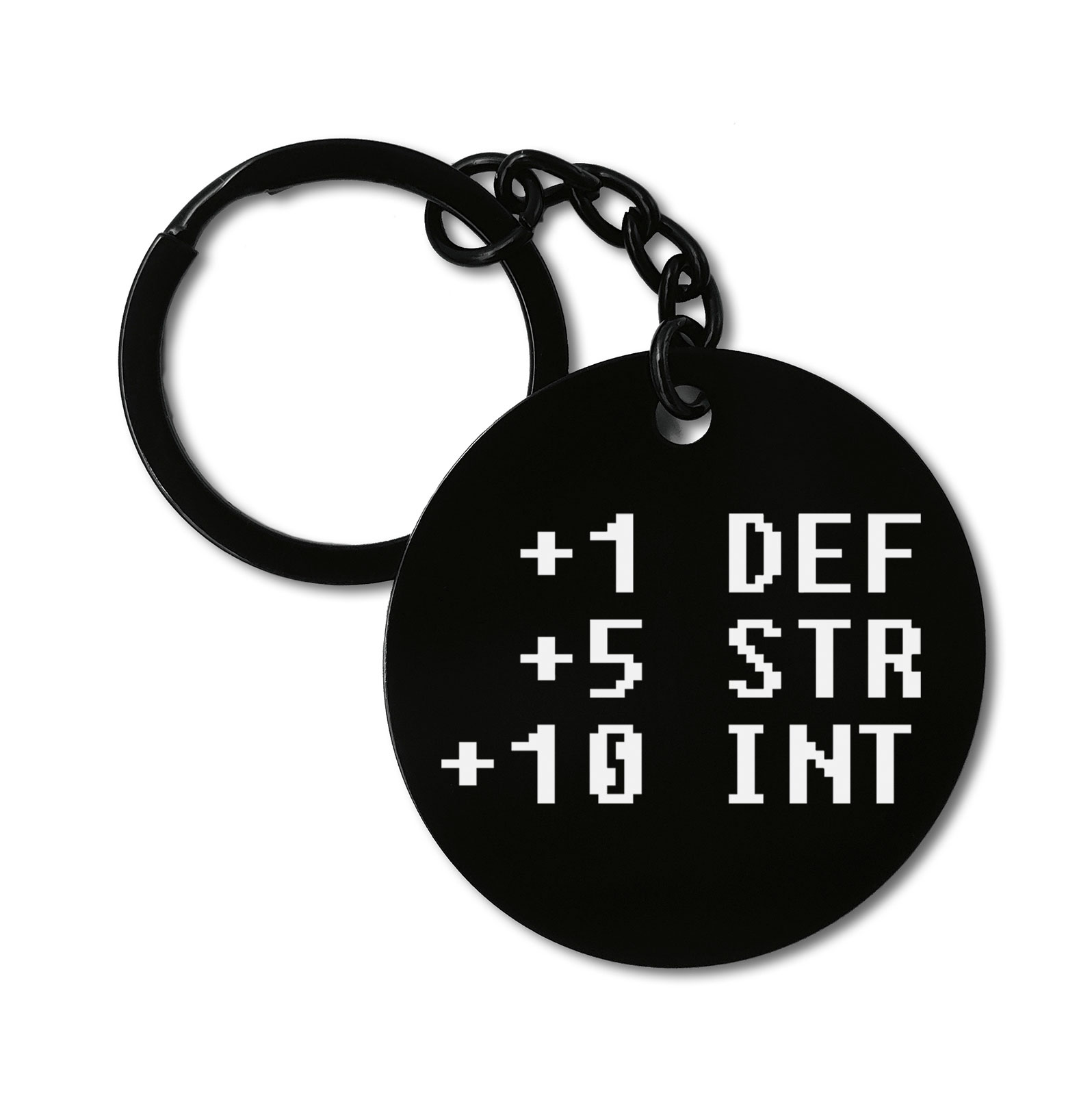 Gamer Stats Funny Gaming Add Stats Graviruotas metalinis pakabukas su pasirenkamu užkabinimu