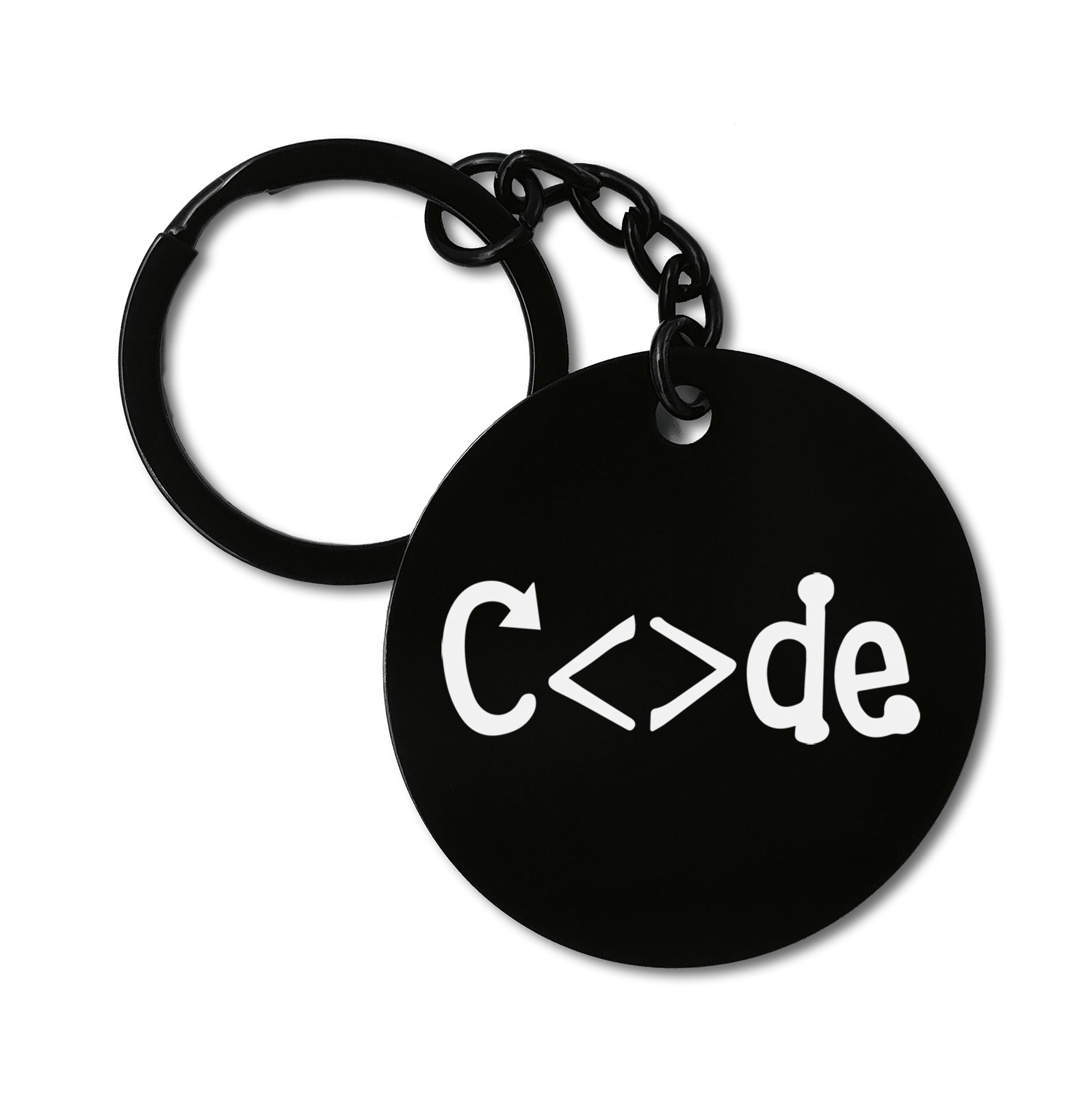 Code Computer Hacker Life Style Graviruotas metalinis pakabukas su pasirenkamu užkabinimu