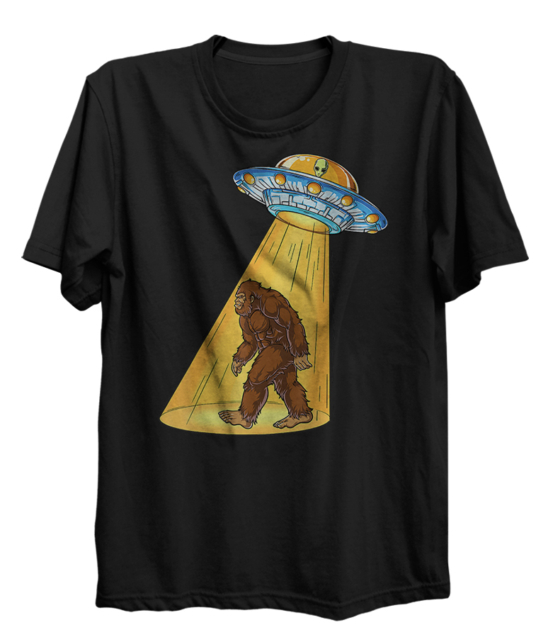 Bigfoot Abduction Spaceship Aliens
