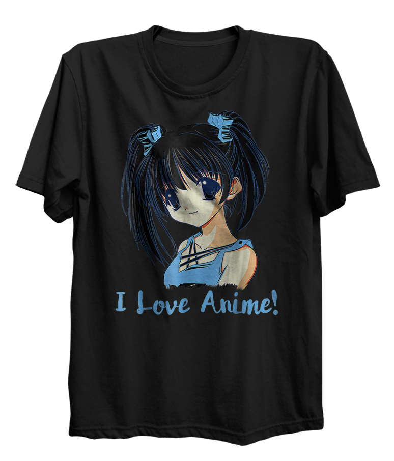 I Love Anime Japanese Girl