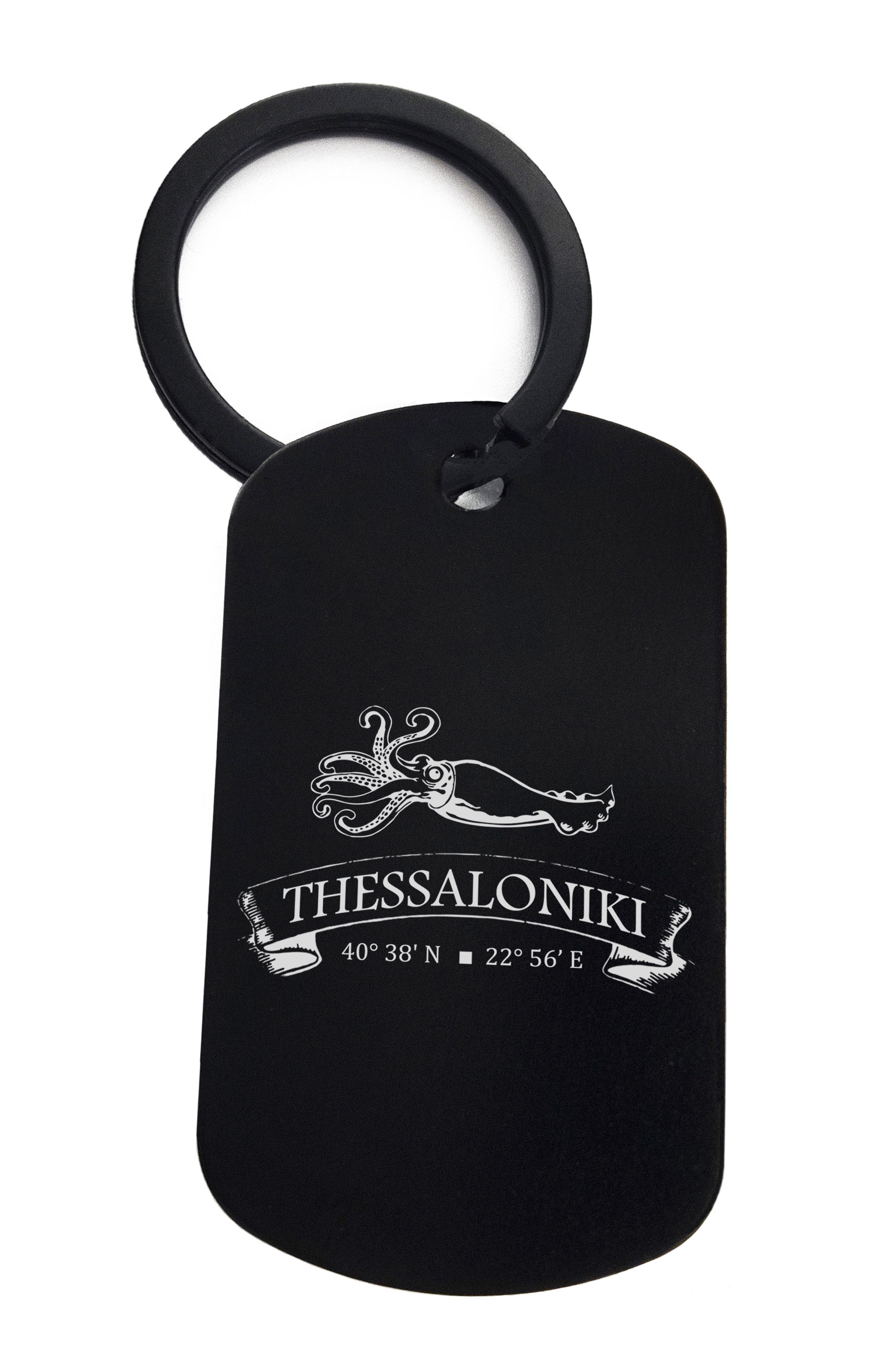 Thessaloniki Squid Nautical Sea Greece Coordinates