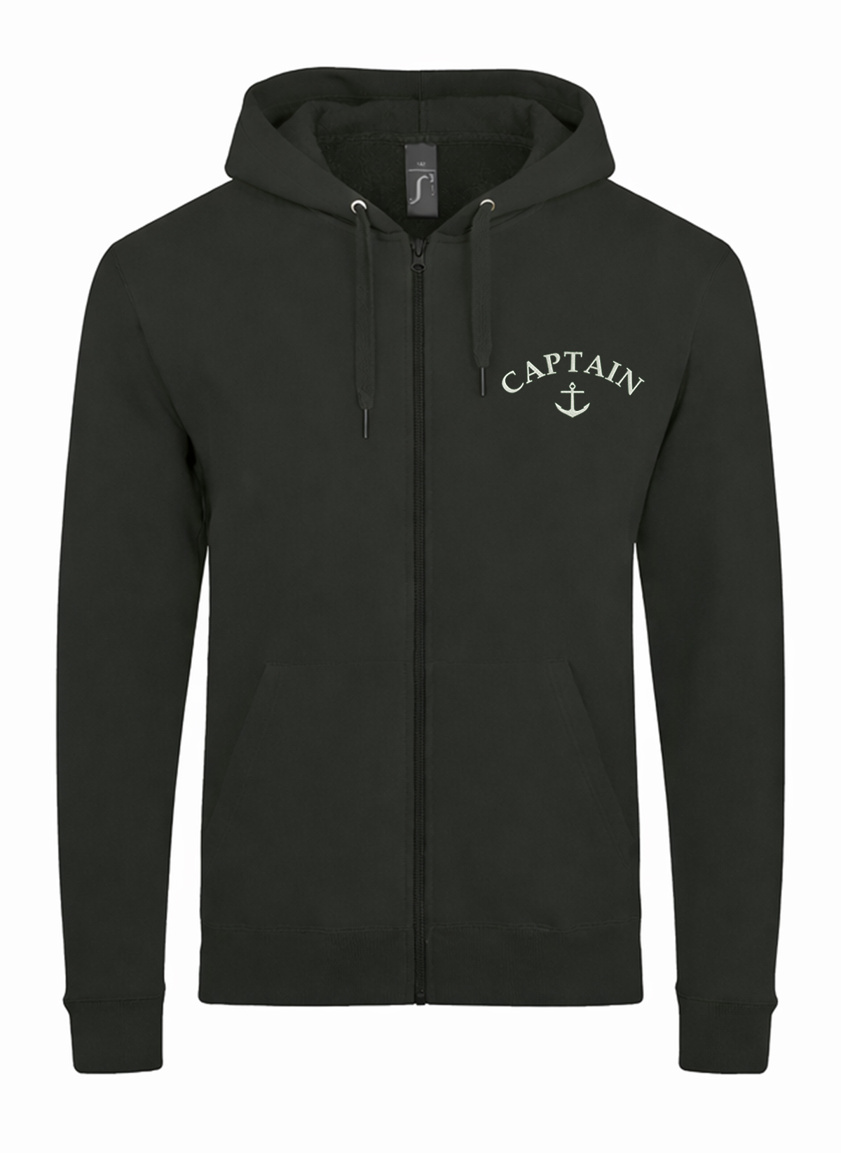 Captain Anchor Unisex džemperis su užtrauktuku ir gobtuvu