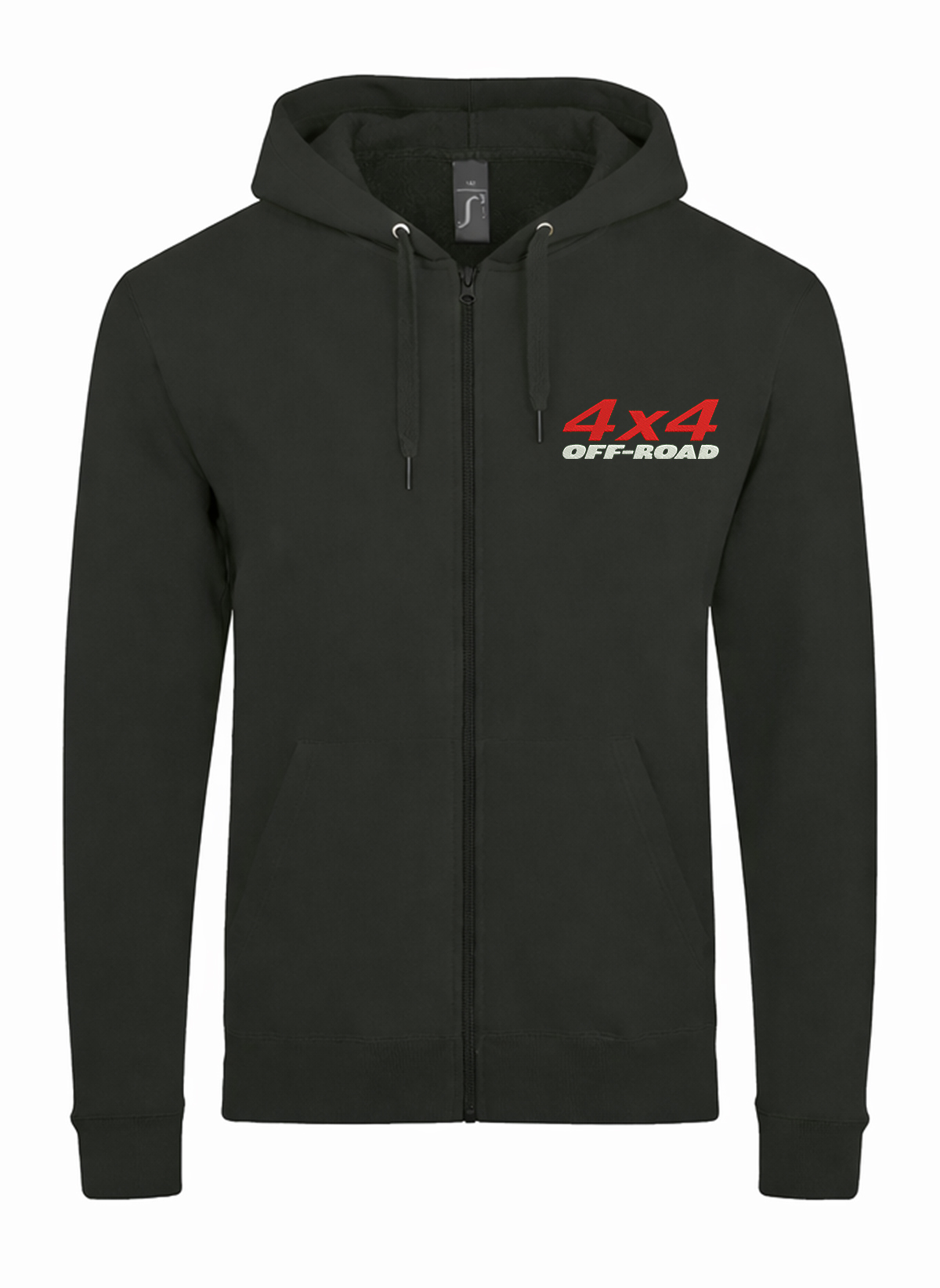 4x4 Off Road Unisex džemperis su užtrauktuku ir gobtuvu