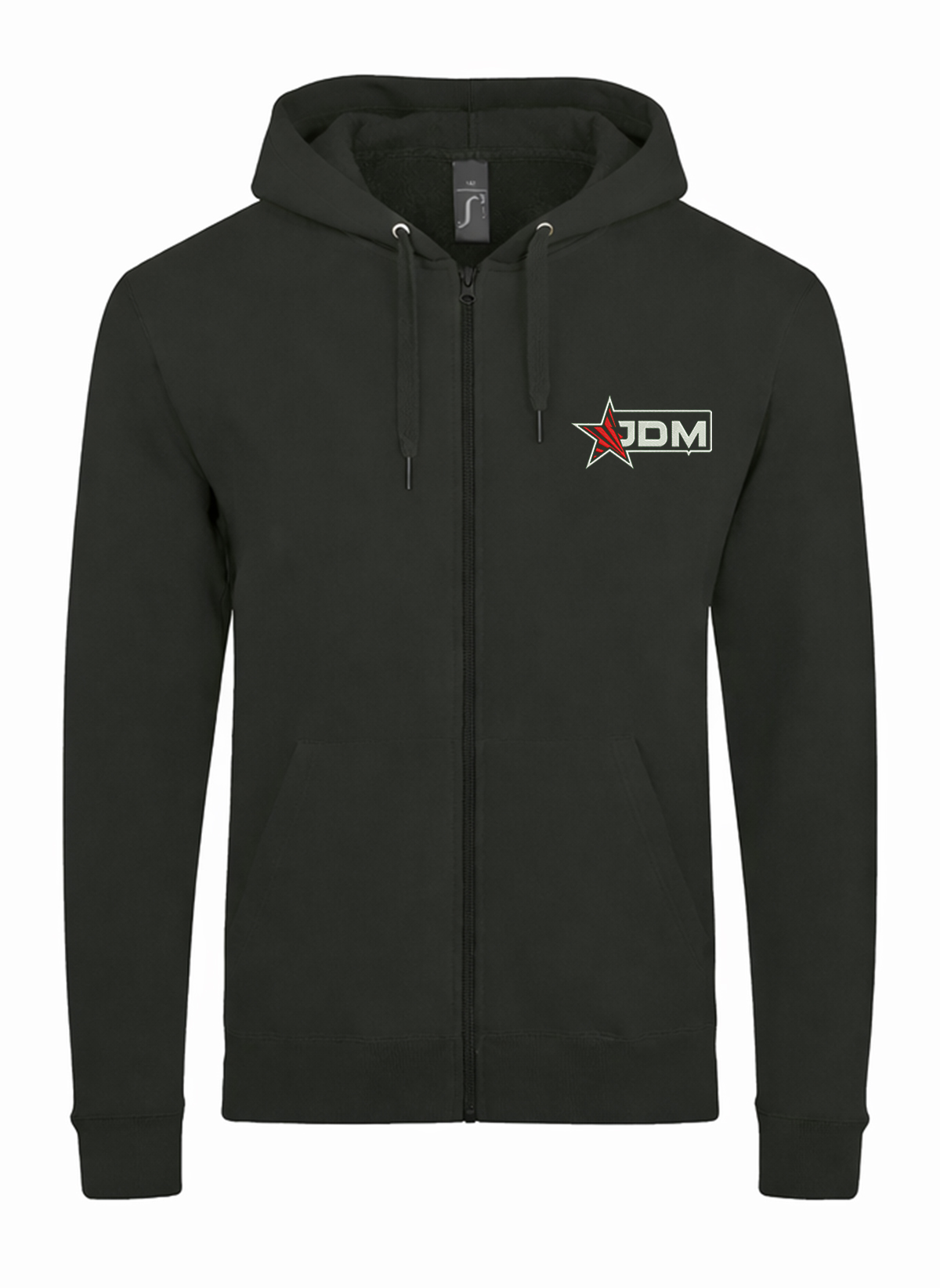 JDM Stars Japan Drift Cars Unisex džemperis su užtrauktuku ir gobtuvu